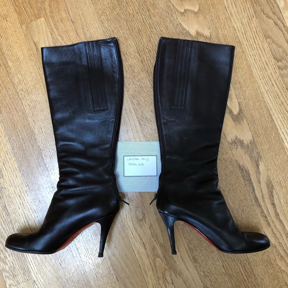 🚨SOLD Christian Louboutin Brown Boots